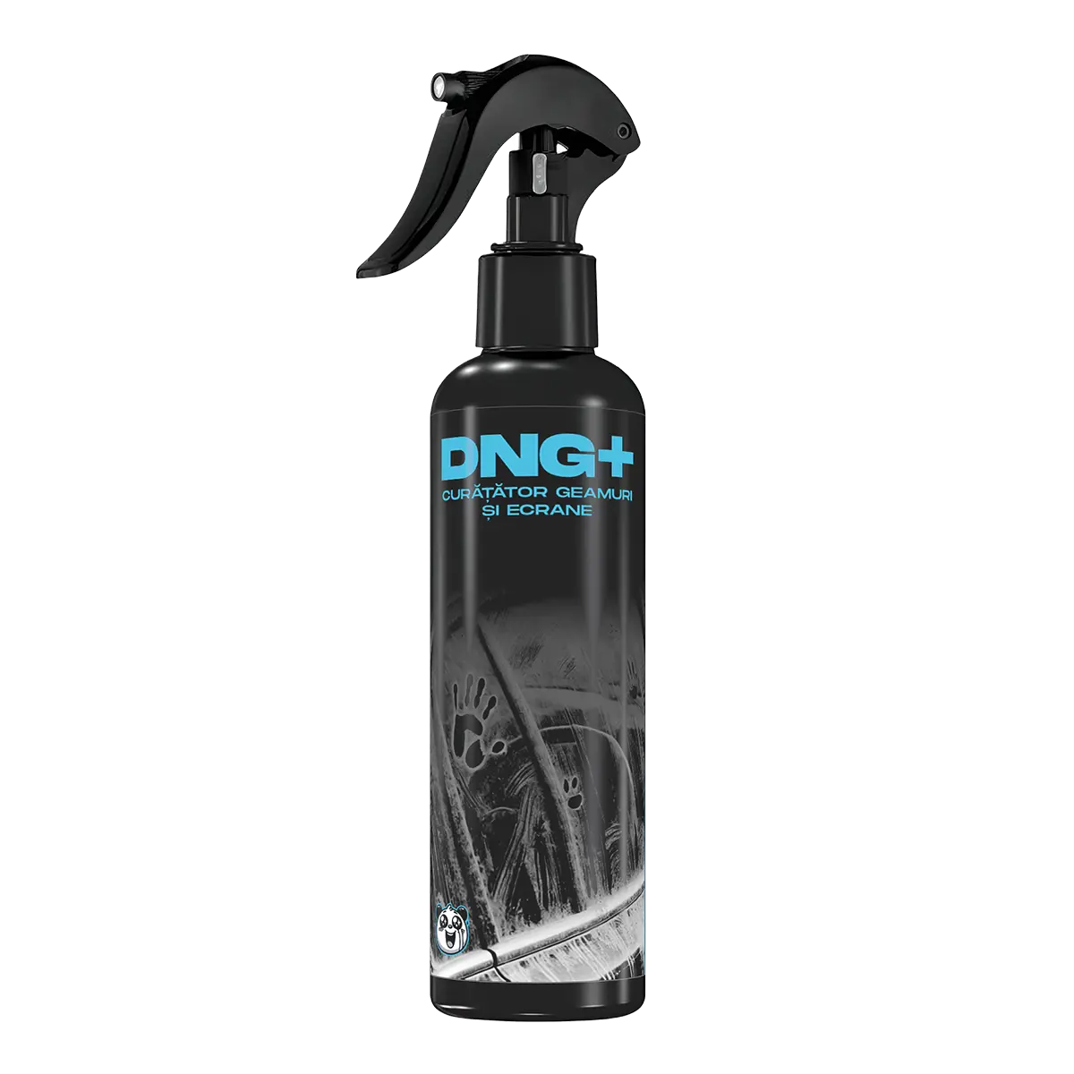 Soluție DNG+ 250ml curățare geamuri și display auto fără urme Lacrimi de Panda